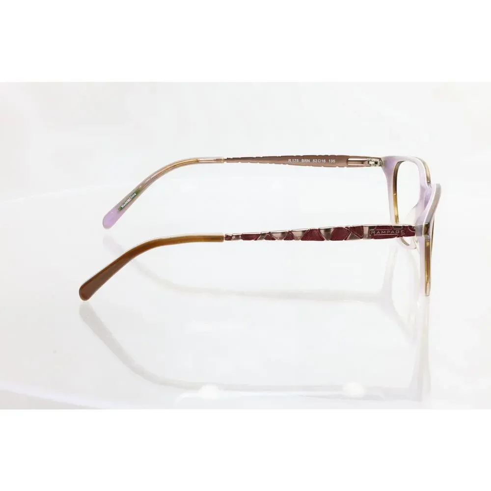 Rampage R175 BRN 52-16-135mm Eyeglass FRAMES ONLY - GOOD CONDITION - READ